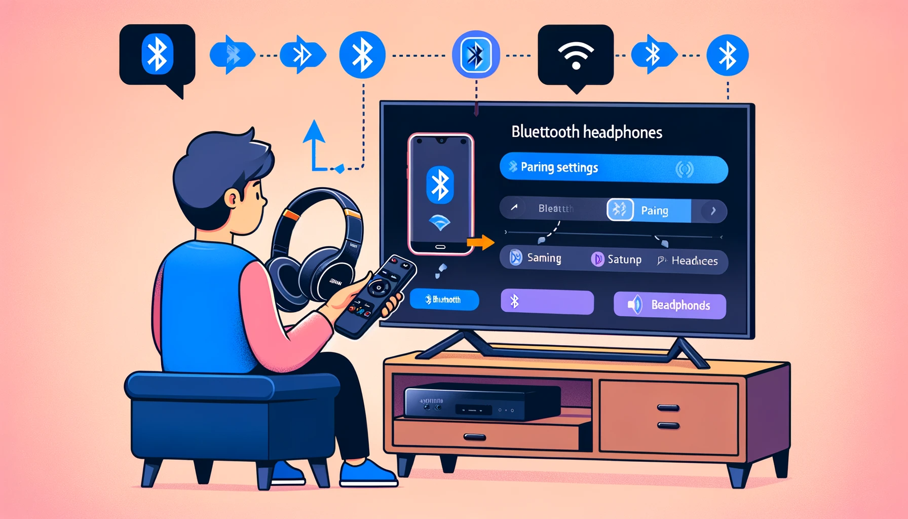 How to Connect Bluetooth Headphones to a Samsung TV?