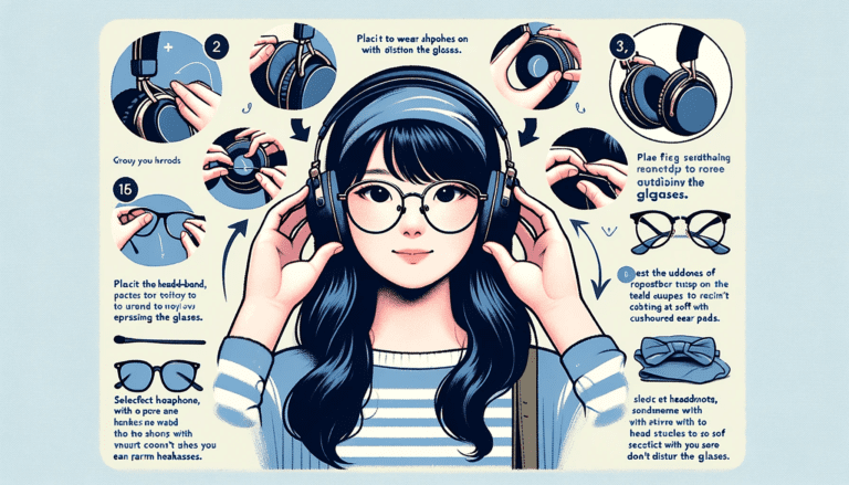 How to Wear Headphones with Glasses?