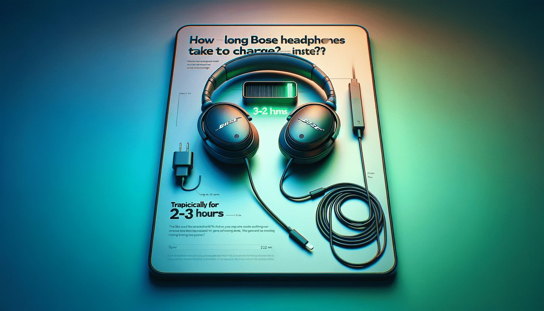 How Long Do Bose Headphones Take to Charge? Find Out Now!